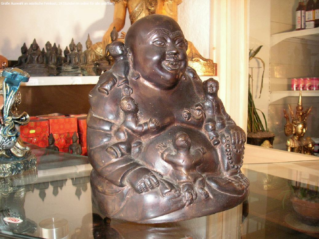 Gl&uuml;ck bringender Buddhstatue aus China