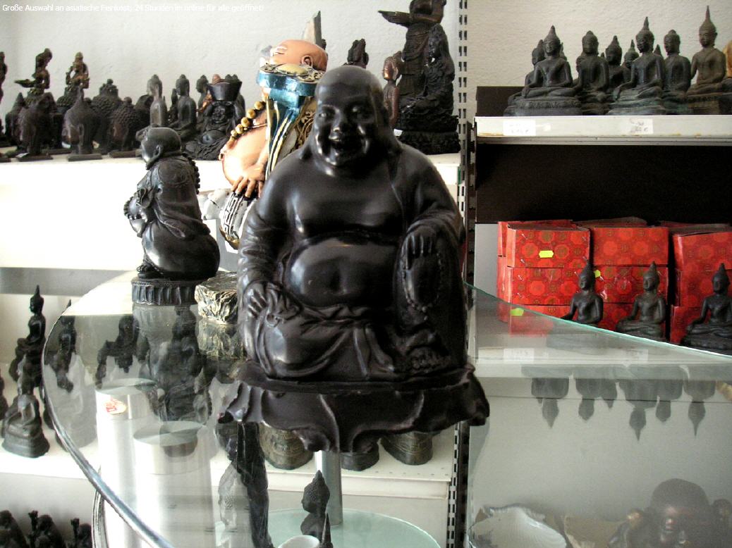 Gl&uuml;ck bringender Buddha Staue